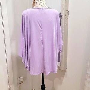 Rouge Collection Lavendar Blouse Size 1X
